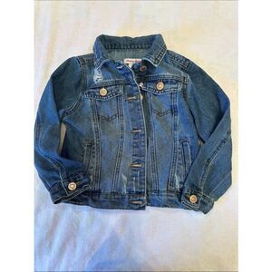 Tommy Bahama Kids Blue Denim Jean Jacket Distressed Size 5